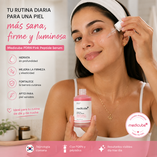 Medicube PDRN Pink Peptide Serum – Hidratación, Firmeza y Luminosidad